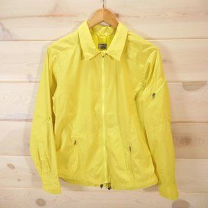 Kokatat Women's Size Small Lightweight Vented Wind Breaker Jacket Bright Yellow
